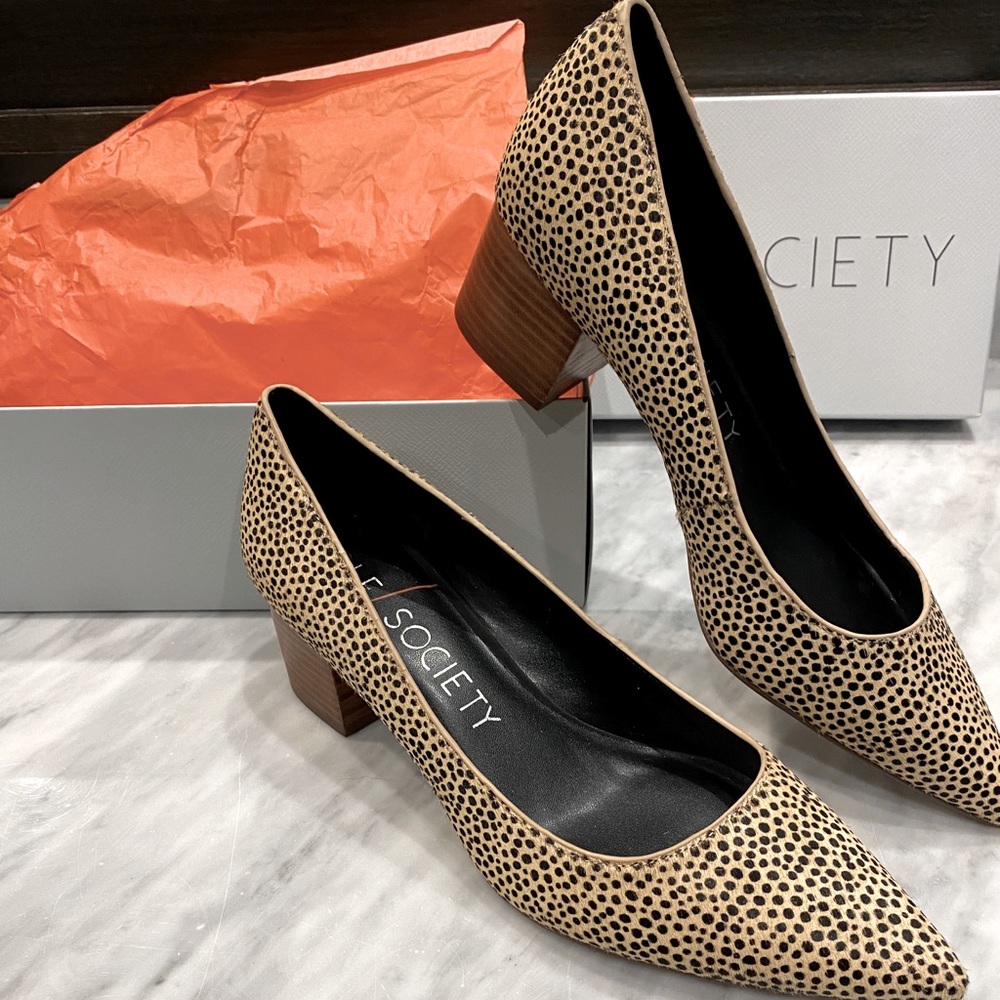 Sole Society Andorra Spotted Calf Hair Pump